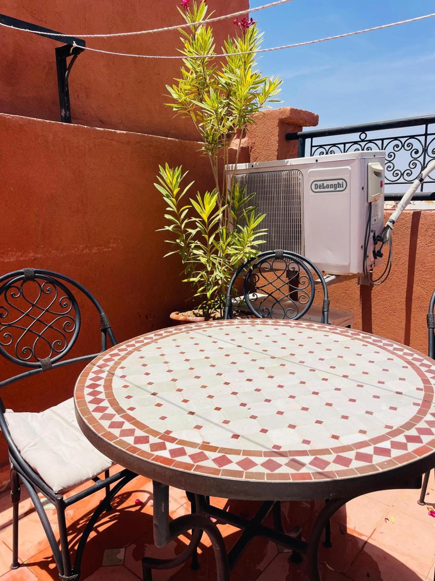 Riad Ms Holidays Terrasse Privatise Marrakech Marrákes Kültér fotó